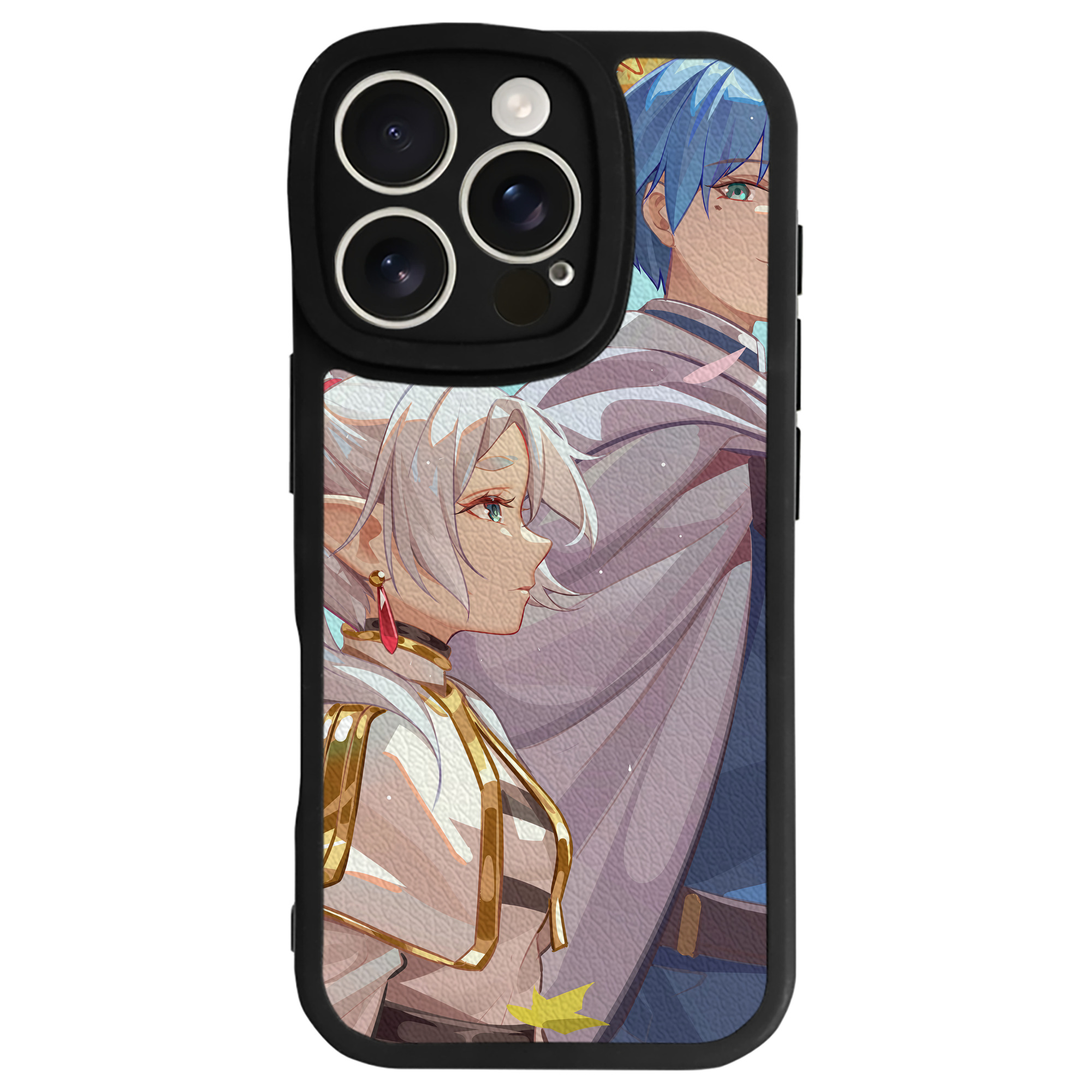 （画像用） 葬送のフリーレン Frieren 【iPhone 16シリーズ対応】シリコンスマホケース（レザー調） 材質：シリコン